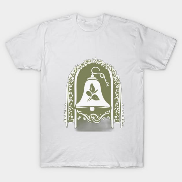 Bell Olive Green Shadow Silhouette Anime Style Collection No. 371 T-Shirt by cornelliusy